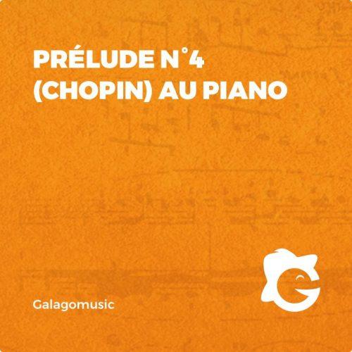 Musique Classique - Prélude n°4 en Mi mineur de Chopin Tuto Piano